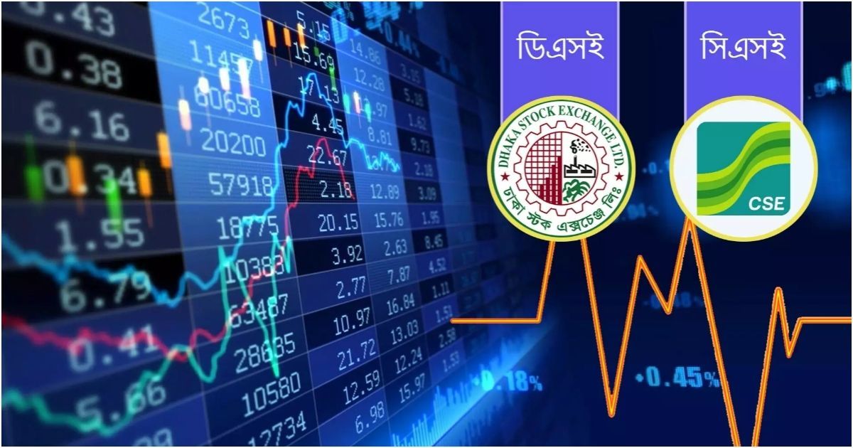 পুঁজিবাজারে সপ্তাহের শুরুতে উত্থান ডিএসইতে ২৬ পয়েন্ট ও সিএসইতে ১৮ পয়েন্ট বৃদ্ধি