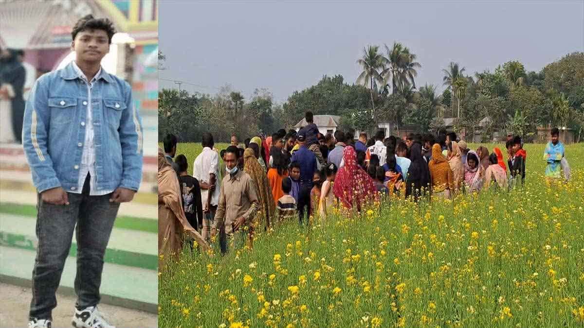 জয়পুরহাটে সরিষাক্ষেত থেকে স্কুলছাত্রের লাশ উদ্ধার