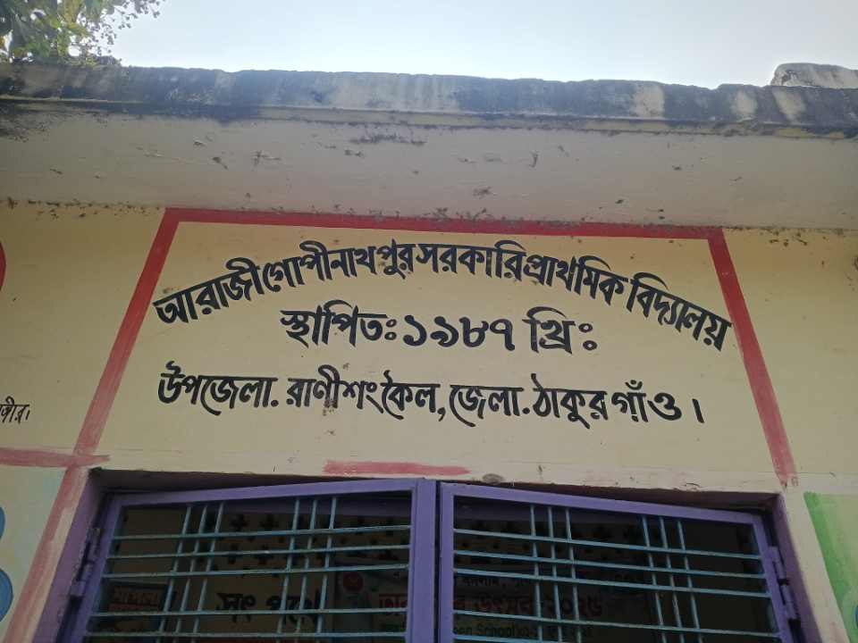 অফিস কক্ষে ফাঁটল, ঝুকিতে পাঠদান শিক্ষকদের