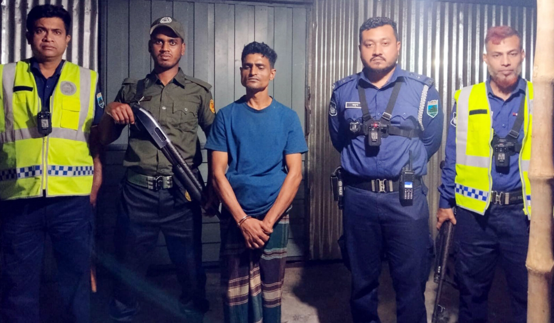 কাজিপুরে ইয়াবাসহ গ্রেপ্তার যুবক জেলহাজতে