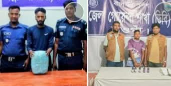 পত্নীতলায় পৃথক অভিযানে মাদকসহ ২ জন গ্রেফতার