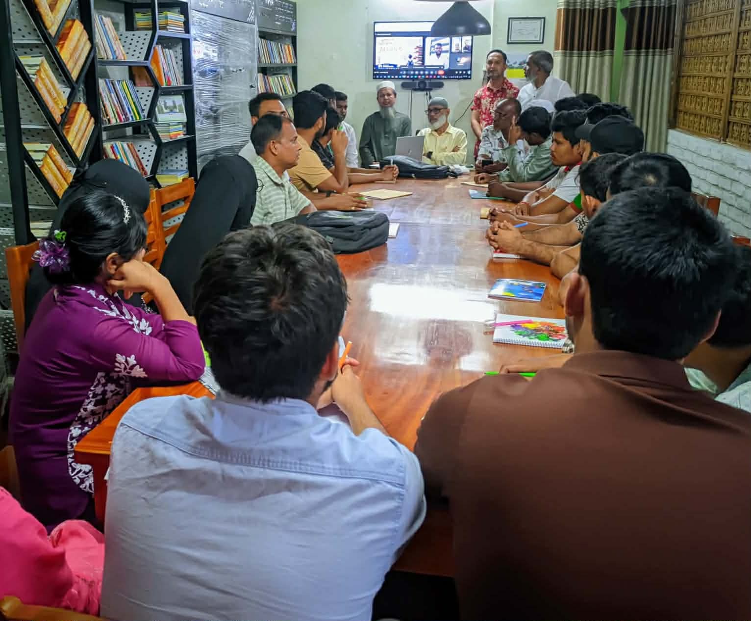 কাউনিয়ায় আলোর দিশারী পাঠাগারে জাপানি ভাষা কোর্সের শুভ উদ্বোধন