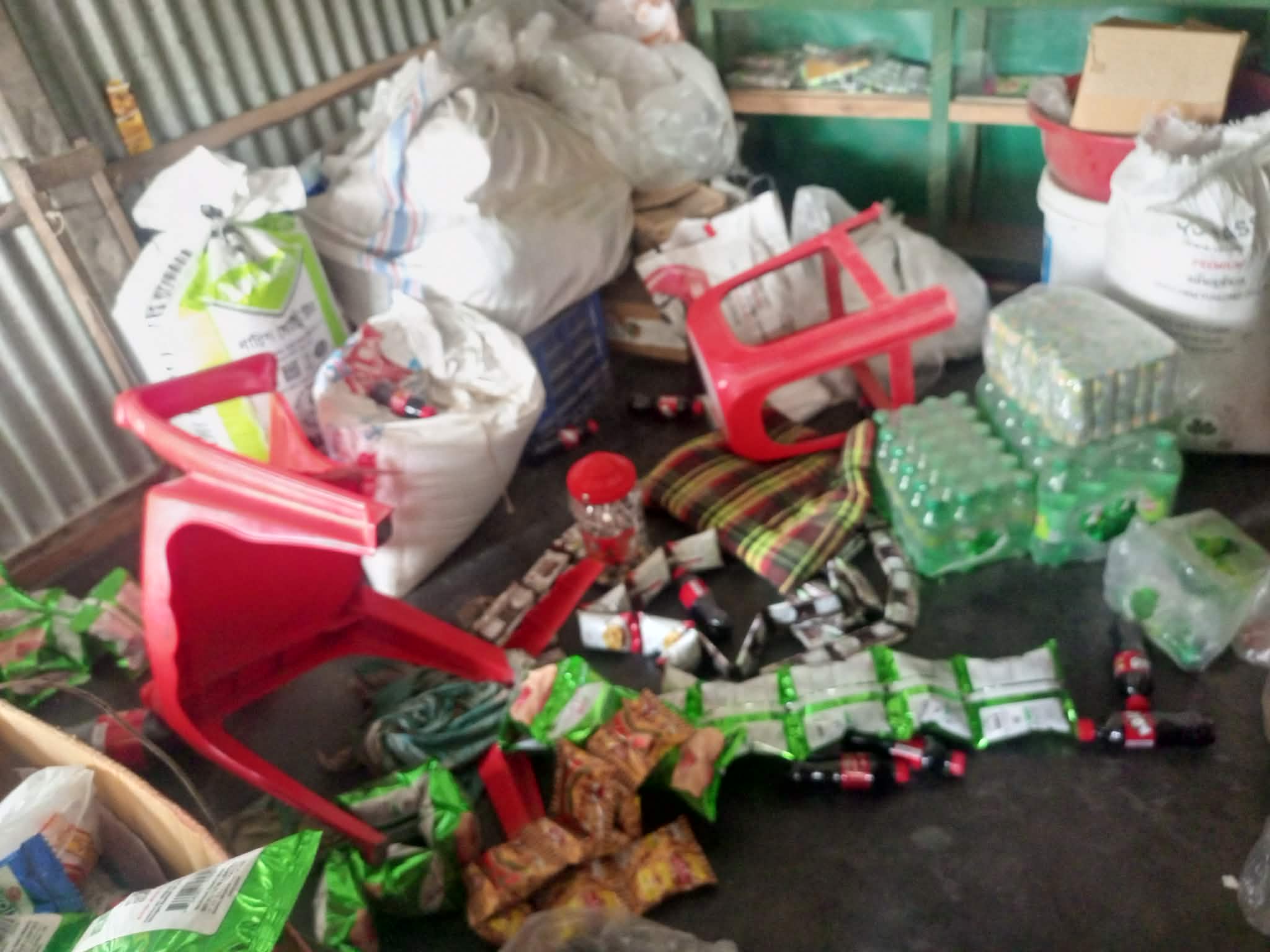 ব্যবসা প্রতিষ্ঠান ও বসতবাড়ীতে হামলা-লুটপাটের অভিযোগে মামলা